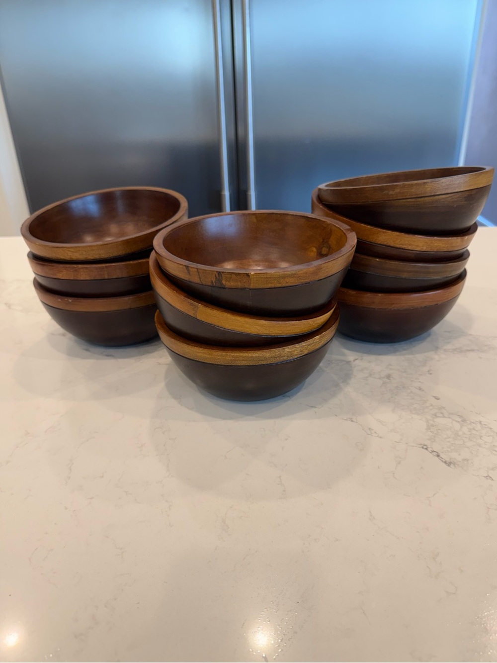 Set of Wooden Salad Bowls - Pottery Barn